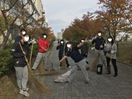 学生と合同清掃の日_a0346704_21092659.jpg