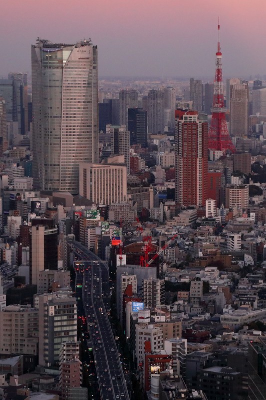 地上229m 渋谷スカイ から眺める奇妙な夜景 旅プラスの日記 地上229m 渋谷スカイ から眺める奇妙な夜景 旅プラスの日記