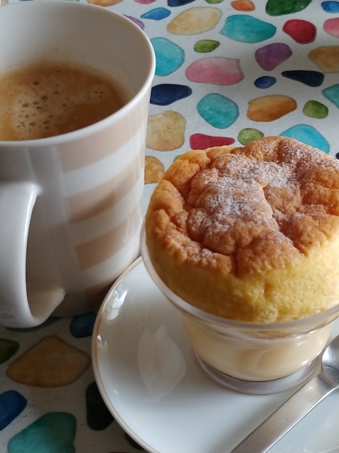 頂き物 スフレケーキプリン🍮_c0162773_10385301.jpg