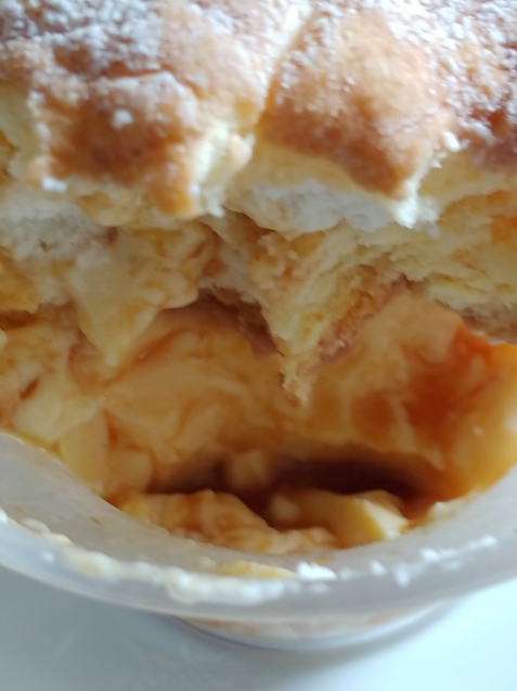 頂き物 スフレケーキプリン🍮_c0162773_10393154.jpg