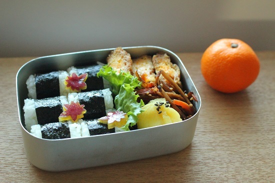 ふふ4歳のお弁当 と バナナ_c0327192_14375354.jpg
