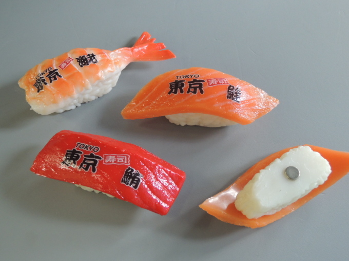 【 販売代理店/販売店 募集中 】 『食品サンプル・寿司」キーホルダー&マグネット』 _e0142313_19213958.jpg