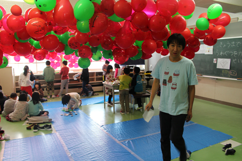 【おとどけアート 斉藤幹男×手稲北小学校】11/21 9日目_a0062127_10273939.jpg