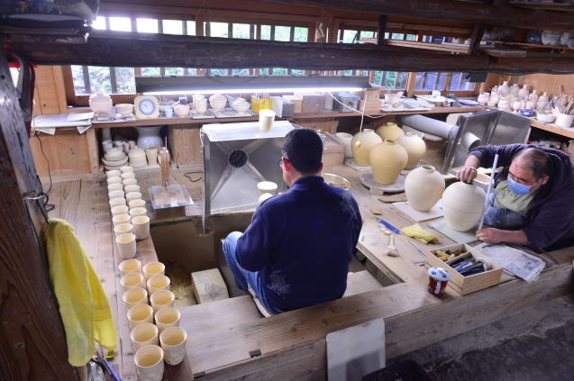 初めて、有田の窯焚きを見てきました。_f0345938_18145989.jpg