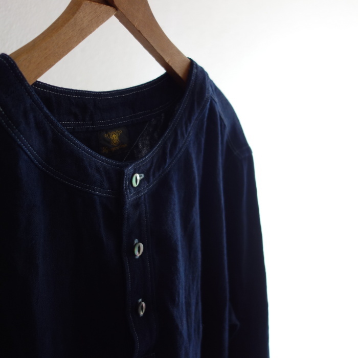 2月の製作 / antiqued german linen shirt Ⅱ_e0130546_16573389.jpg