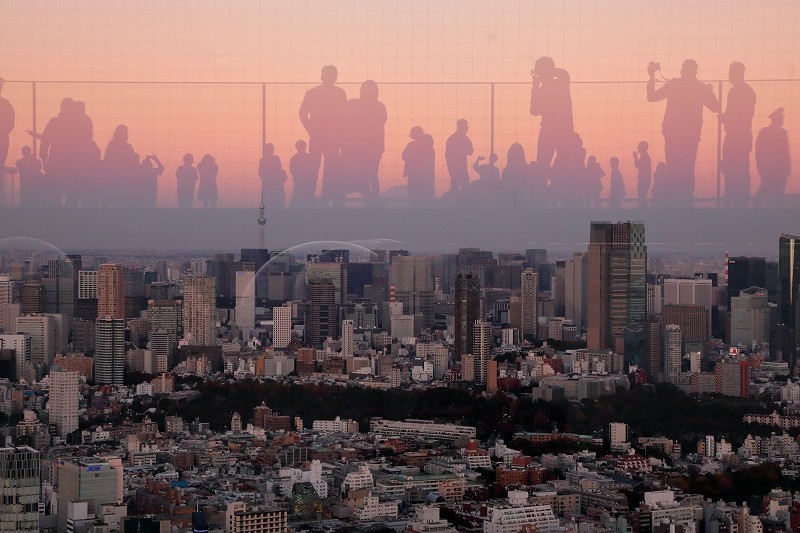 地上２２９ｍ 渋谷スカイ から眺めた富士山 夜景 満月 旅プラスの日記