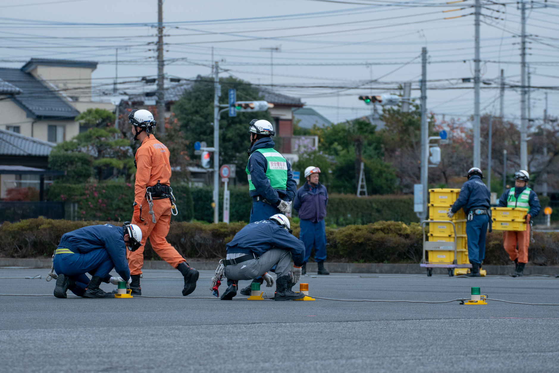 令和元年度防災ヘリコプター夜間離着陸 機体誘導訓練 行田市消防本部 花鳥風月 空photo Blog