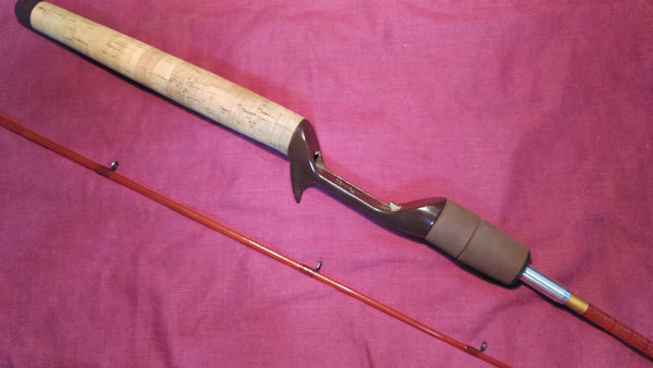 渓流用グラス製ベイトロッド 'トラウトバム' のフィールドテスト