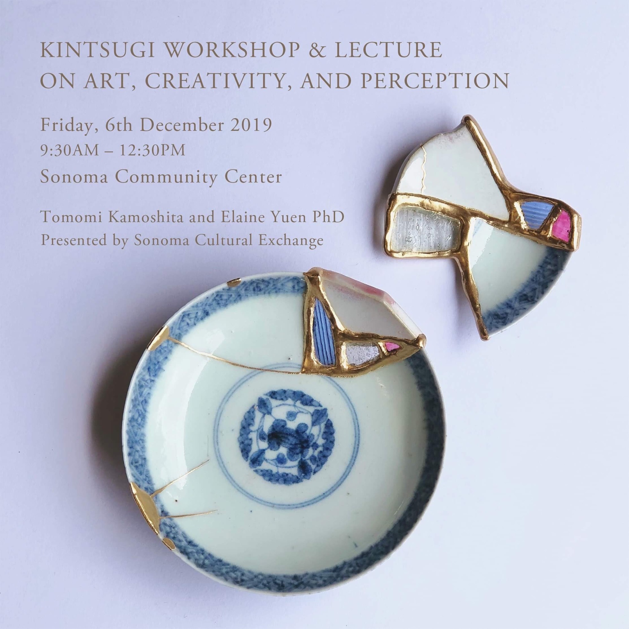 “KINTSUGI WORKSHOP & LECTURE ON ART, CREATIVITY, AND PERCEPTION”_a0180208_22084019.jpg