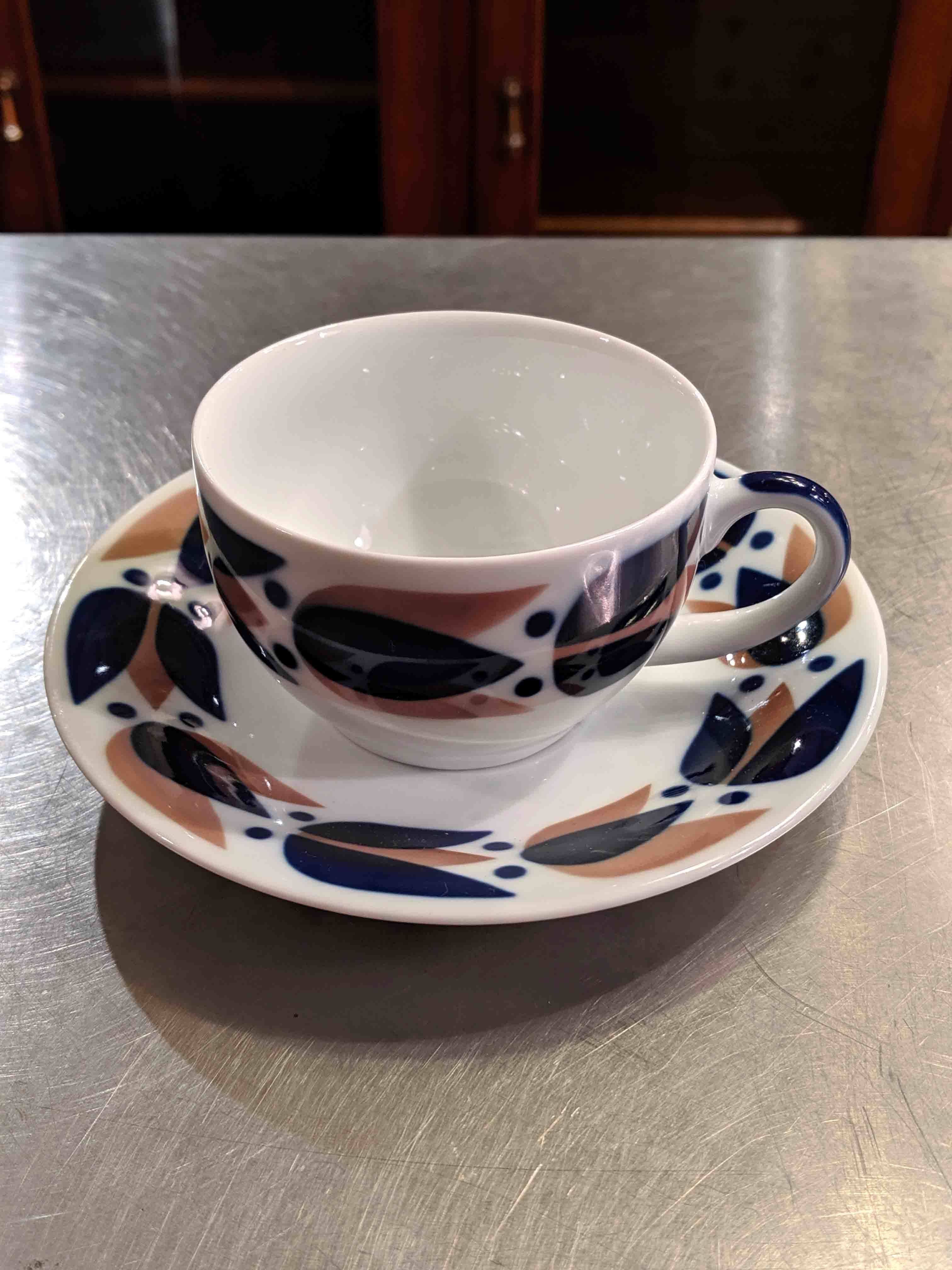 サルガデロス スペイン王室御用達 磁器 カップ&ソーサー×6客