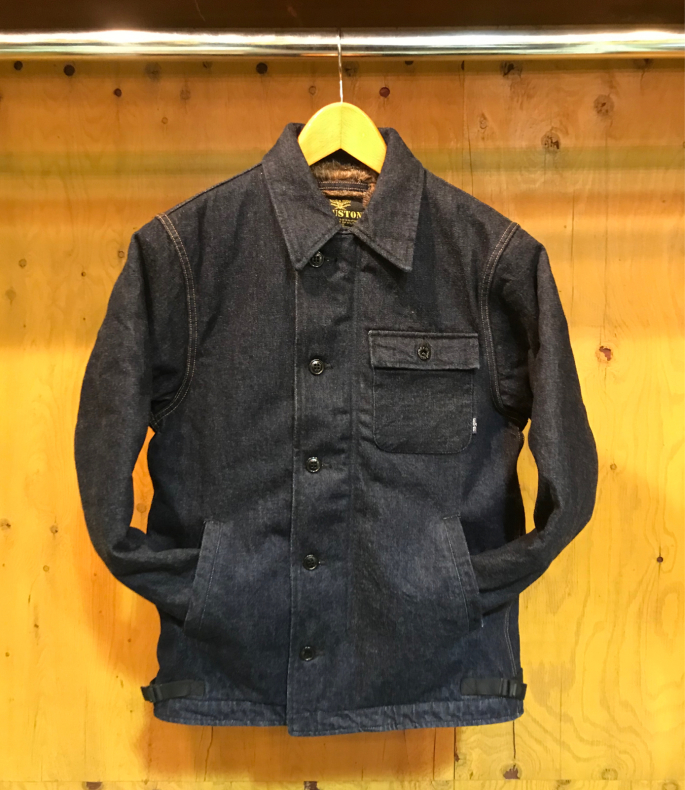 HOUSTON × Denime】DENIM A-2 DECK JKT!!! : セレクト HOUSTON × Denime】DENIM A-2 DECK JKT!!! : セレクト