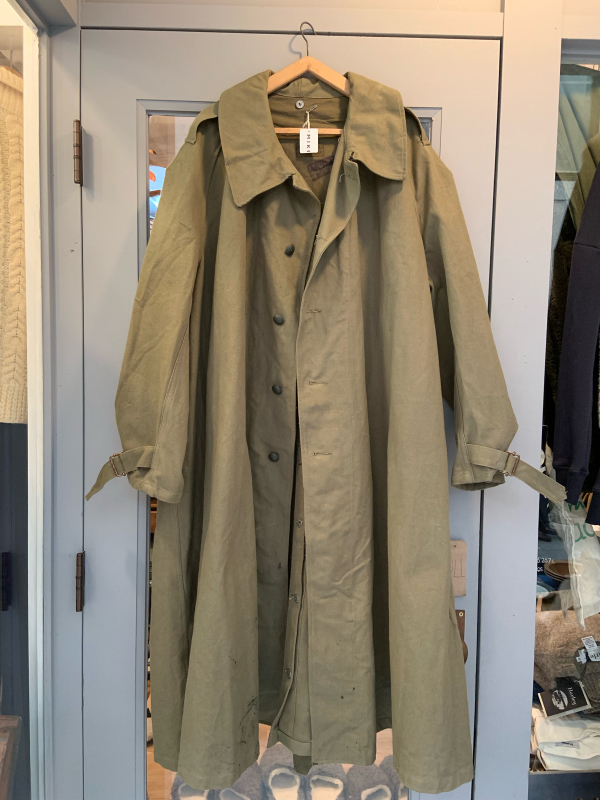 50s french army motorcycle coat & vintage knit : Mikihimeji's Blog