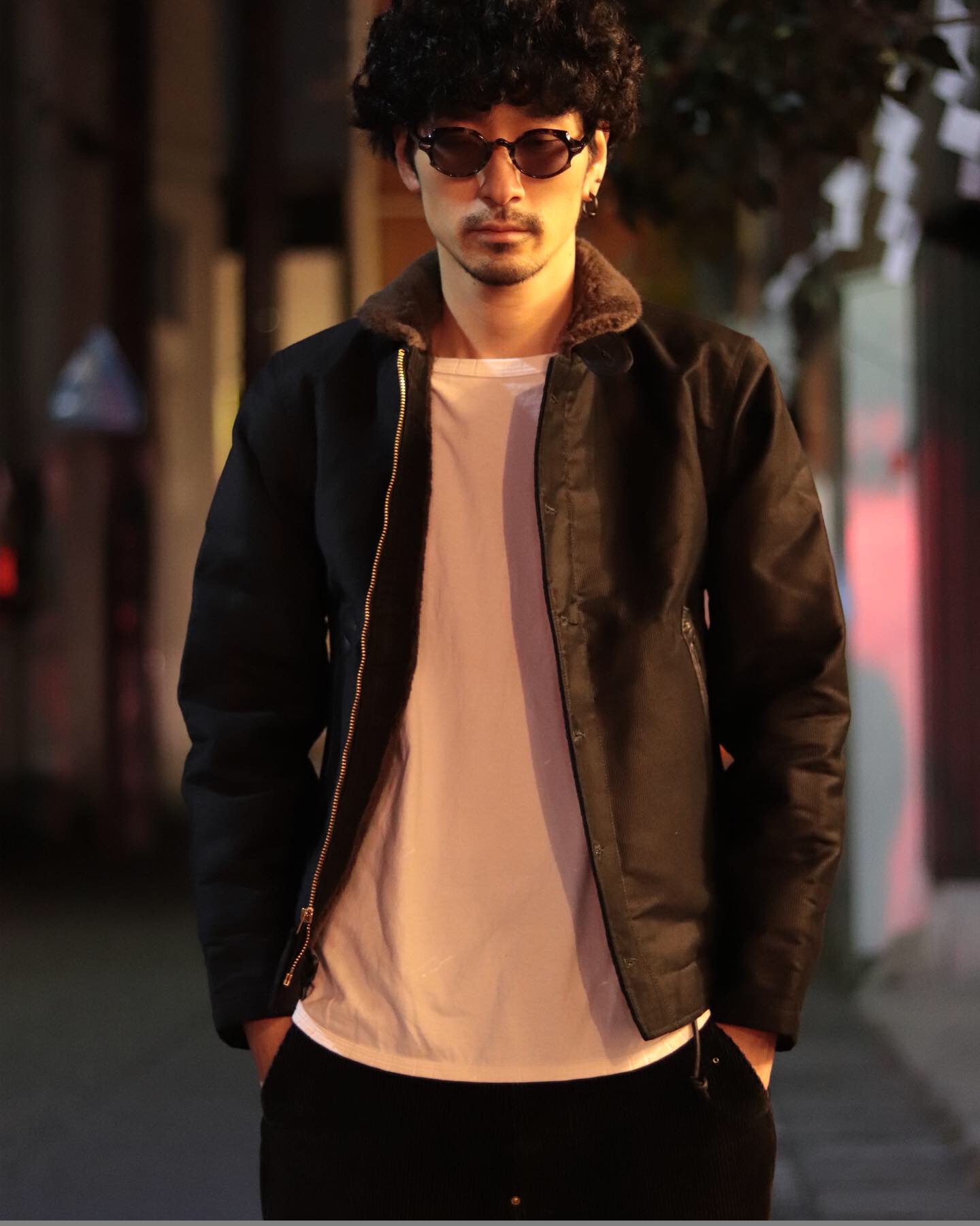トロフィークロージング デッキジャケット NAVY 38 トロフィークロージング デッキジャケット デッキフック