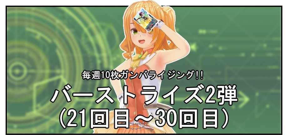 【毎週10枚ガンバライジング!】 バーストライズ2弾(21回目~30回目)_f0205396_18492165.jpg