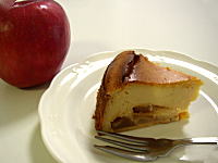 10月のお菓子・りんごのベイクドチーズケーキ_a0392423_01070054.jpg