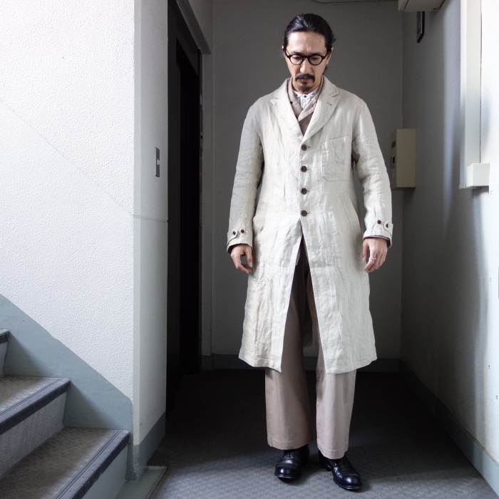 2月の製作 / anotherline heavylinen coat_e0130546_16333312.jpg
