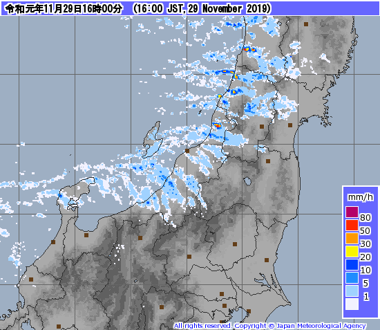 新潟県降雪量予報(2019年11月29日AM/PM) 追記あり_e0037849_16150283.png