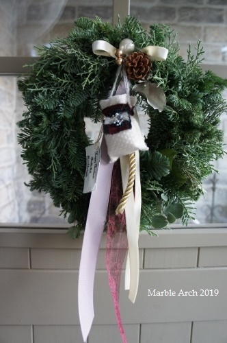 2019 フレッシュクリスマスリース&スワッグ_a0121966_23160029.jpg
