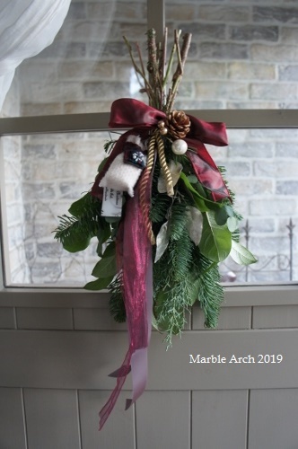 2019 フレッシュクリスマスリース&スワッグ_a0121966_23171308.jpg