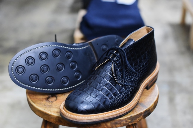 Tricker\'s 最期の別注★ クロコ型押しCHUKKA_d0152280_01591191.jpg