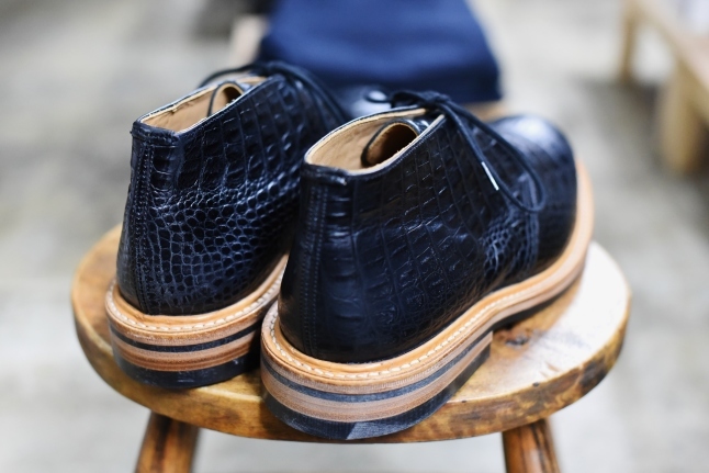 Tricker\'s 最期の別注★ クロコ型押しCHUKKA_d0152280_02003682.jpg