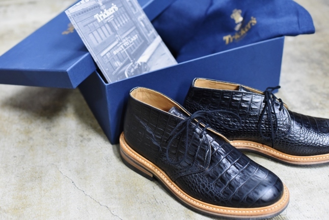 Tricker\'s 最期の別注★ クロコ型押しCHUKKA_d0152280_02011347.jpg