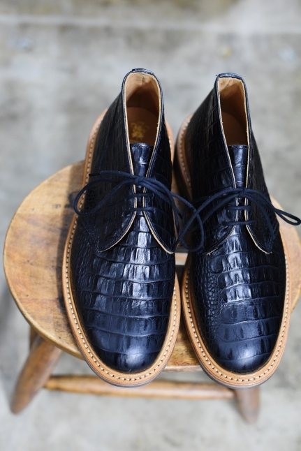 Tricker\'s 最期の別注★ クロコ型押しCHUKKA_d0152280_02014420.jpg