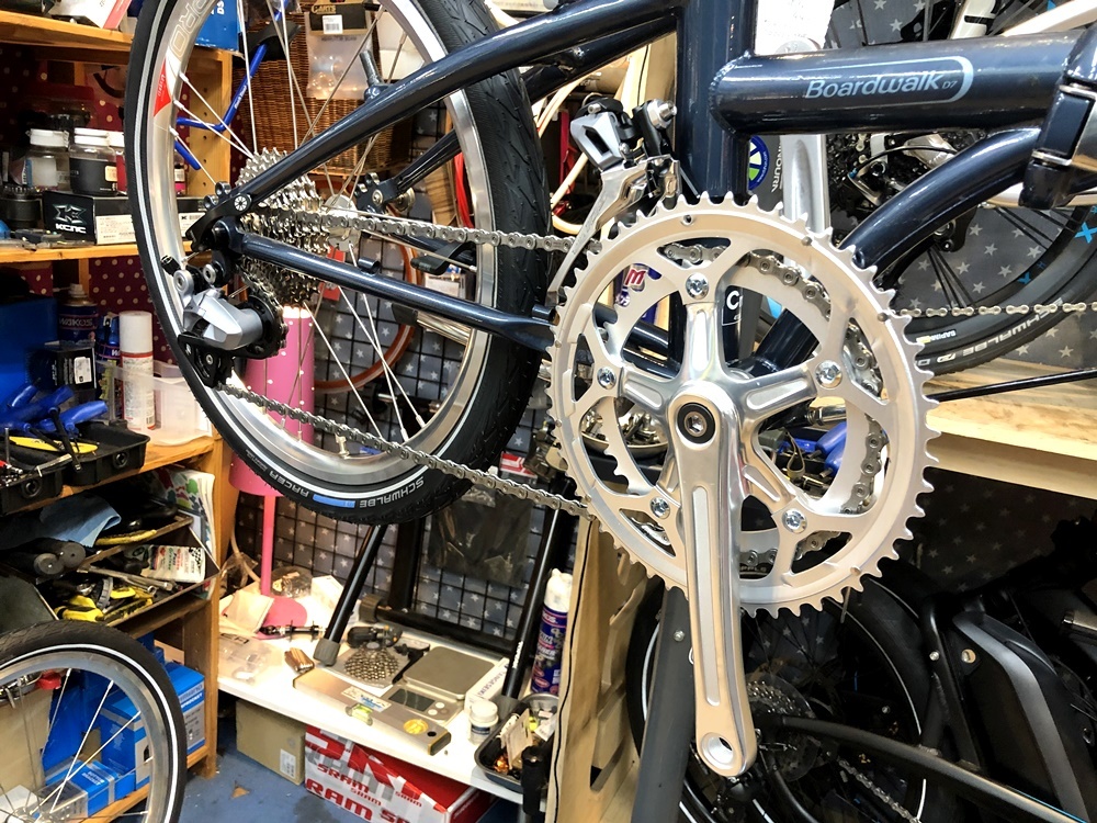 DAHON ボードウォーク-D7 22SPEED化その1 : カルマックス タジマ