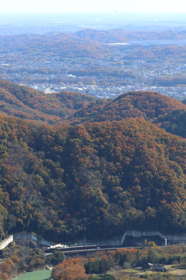 秩父盆地の紅葉とさいたま新都心を一望した - 2019年紅葉・秩父鉄道 -_b0190710_21163206.jpg