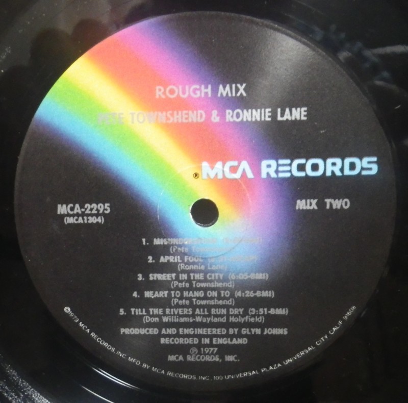 Ronnie Lane その2 Pete Townshend・Ronnie Lane/ Rough Mix