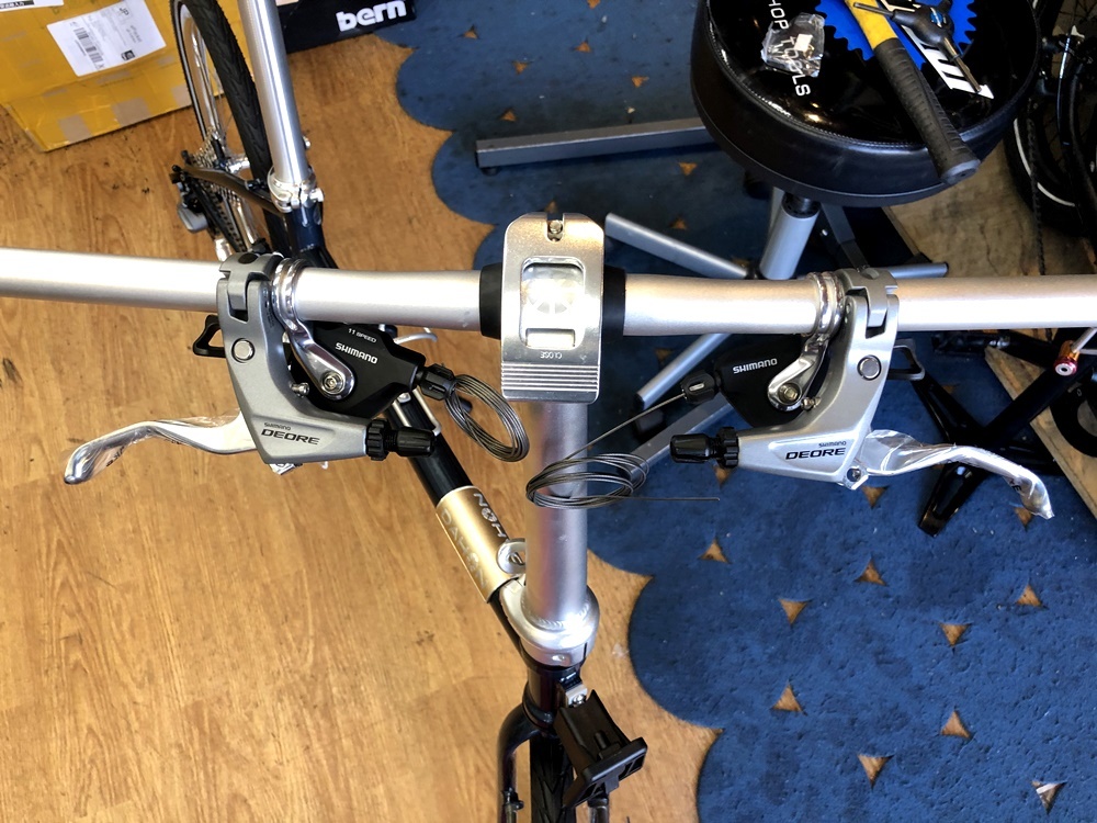 【カゴ取り外しで】DAHON Boardwalk D7 ブレーキとタイヤ交換済み スタッフブログ】ゆる～く自転車を楽しめる、折り畳み自転車