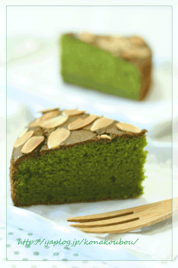7月のお菓子・抹茶のバターケーキ_a0392423_09172851.png