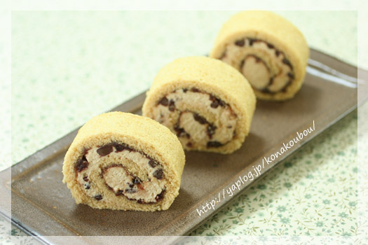 9月のお菓子・きなこのロールケーキ_a0392423_10074690.jpg