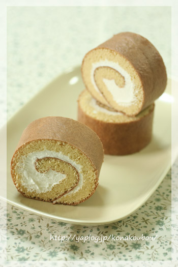 10月のお菓子・低糖質ロールケーキ_a0392423_10075681.jpg