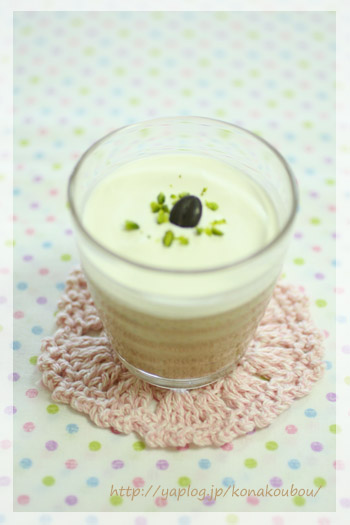 レシピ本「プリンとムースとゼリー」から「チョコレートムース」_a0392423_10082659.jpg