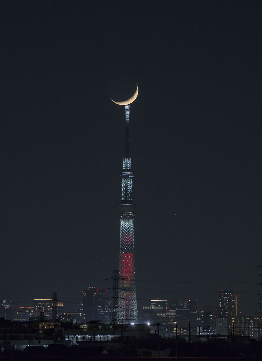 三日月宗近 スカイツリー　セット 1:500 Brass Model Tokyo Sky Tree (R): Sakatsuu Finished