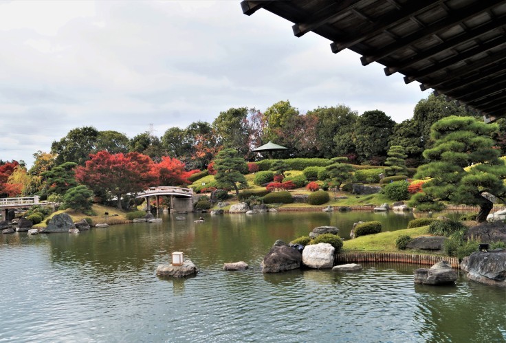 大仙公園 日本庭園の紅葉 たんぶーらんの戯言