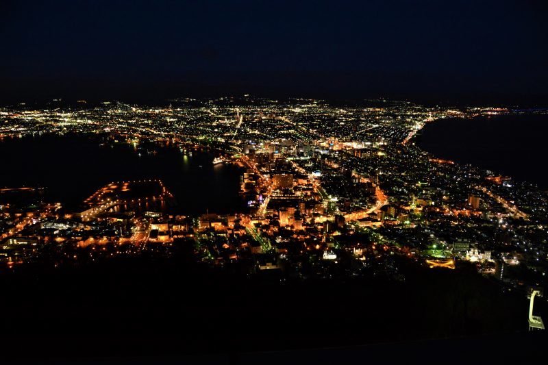 新幹線で北海道へ(2)函館の夜景_a0148206_19573727.jpg