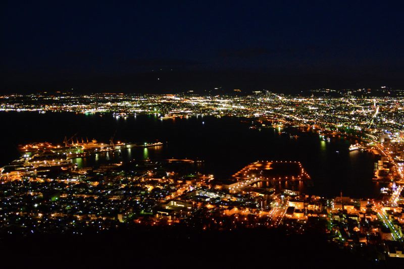 新幹線で北海道へ(2)函館の夜景_a0148206_19595860.jpg