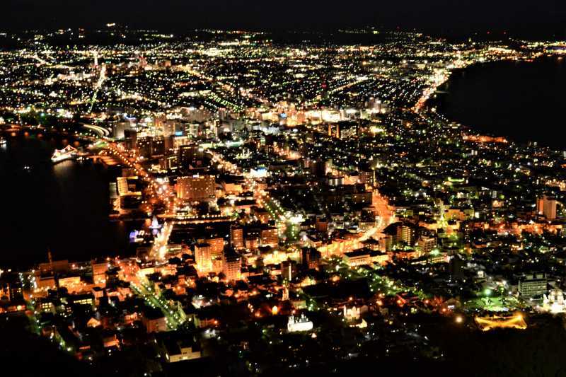 新幹線で北海道へ(2)函館の夜景_a0148206_20002423.jpg