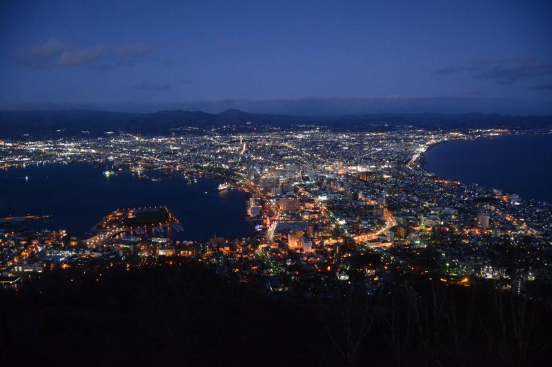 新幹線で北海道へ(2)函館の夜景_a0148206_20025403.jpg