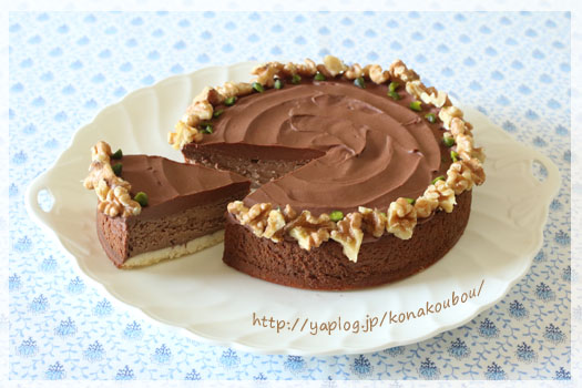 6月のお菓子・チョコチーズケーキ_a0392423_00264961.jpg