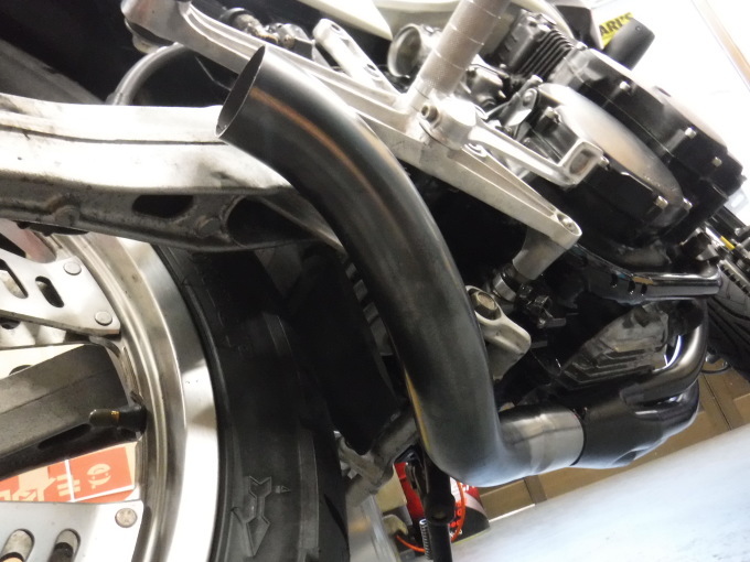 CBX400Fのマフラー製作とキャブ修理・・・その3_a0163159_22294521.jpg