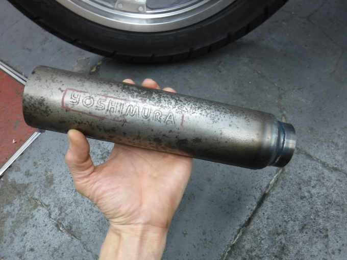 CBX400Fのマフラー製作とキャブ修理・・・その3_a0163159_22304129.jpg