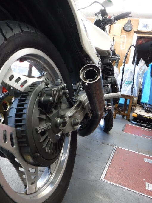 CBX400Fのマフラー製作とキャブ修理・・・その4_a0163159_22324807.jpg