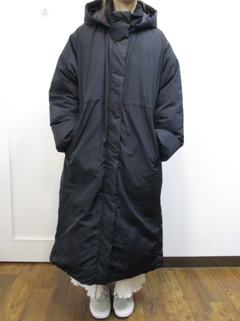 新品 スリットボリュームロングダウン
