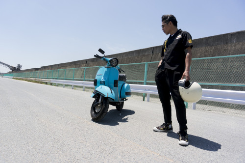 大野 孝志 & PIAGGIO Vespa P200(2019.05.11/OSAKA)_f0203027_17554680.jpg
