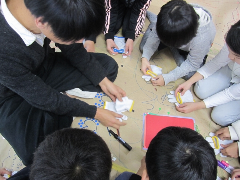 【おとどけアート×森迫暁夫 美しが丘緑小学校】11/28 10日目_a0062127_18430186.jpg
