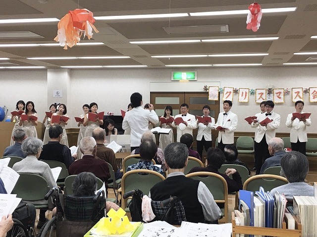 群馬中央病院附属介護老人保健施設様 クリスマスコンサート(訪問演奏会)_d0097259_14415062.jpg