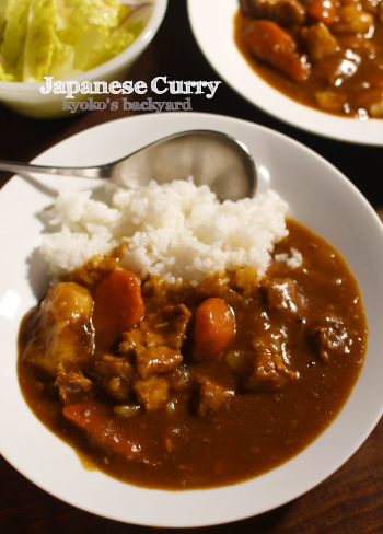 豚骨スープで、バリ辛カレー_b0253205_11410020.jpg